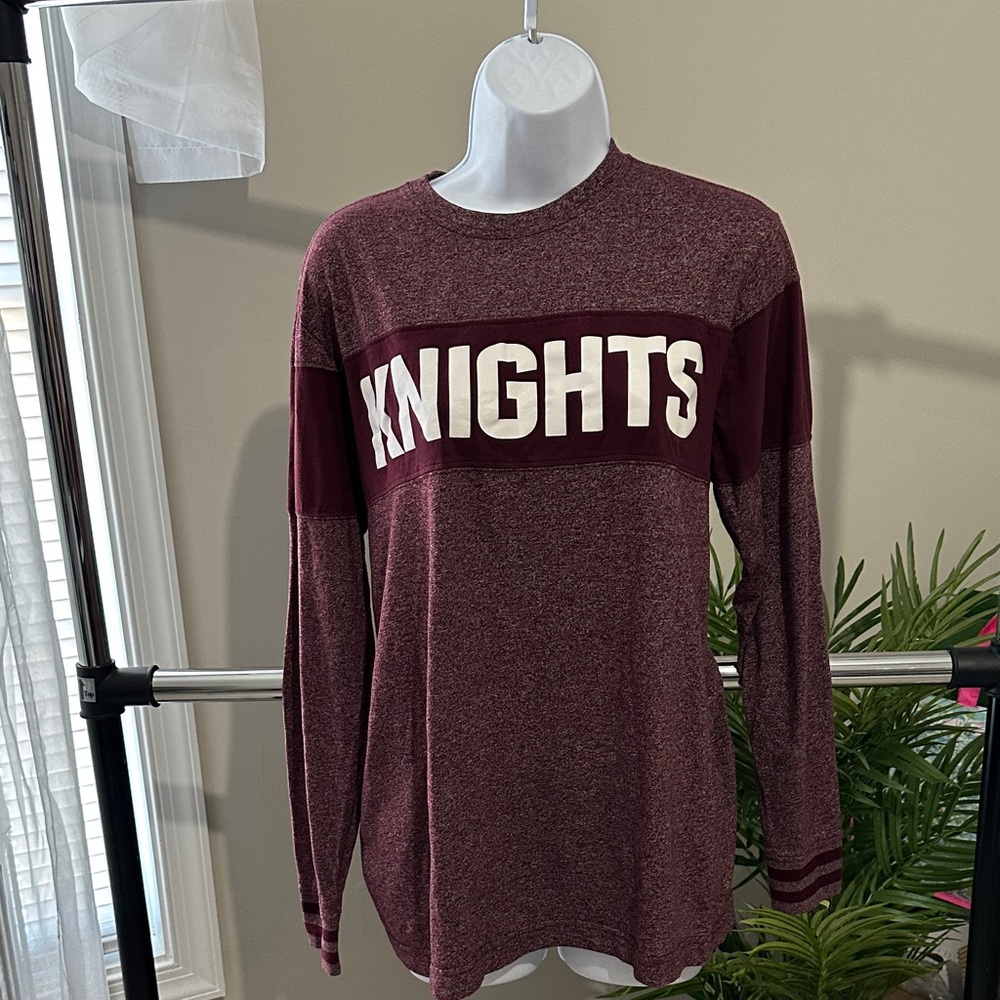 Knights Maroon Long Sleeve Tee